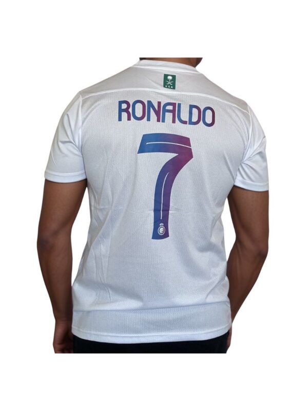 Al Nassr White Third Kit 23-24 CR7 (Player Version) - Imagen 2