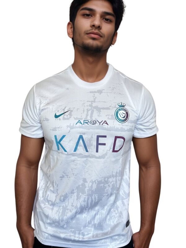 Al Nassr White Third Kit 23-24 CR7 (Player Version)