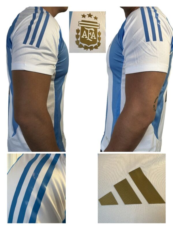 Argentina Home 24-25 Messi, 10 (Player Version) - Imagen 3