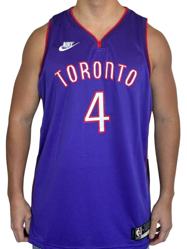 Unisex Scottie Barnes Purple Toronto Raptors 2024/25 Swingman Jersey - Classic Edition - Imagen 4