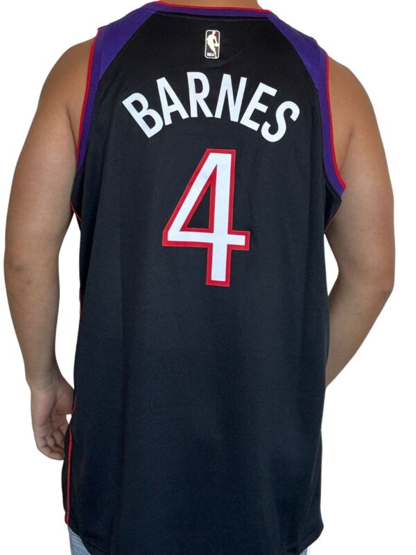 Unisex Scottie Barnes Purple Toronto Raptors 2024/25 Swingman Jersey - Classic Edition - Imagen 2